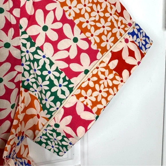 BANDO Floral Print Leisure Top & Pants Pajama Set NEW Size L Top XL Pant Daisies - Picture 6 of 14